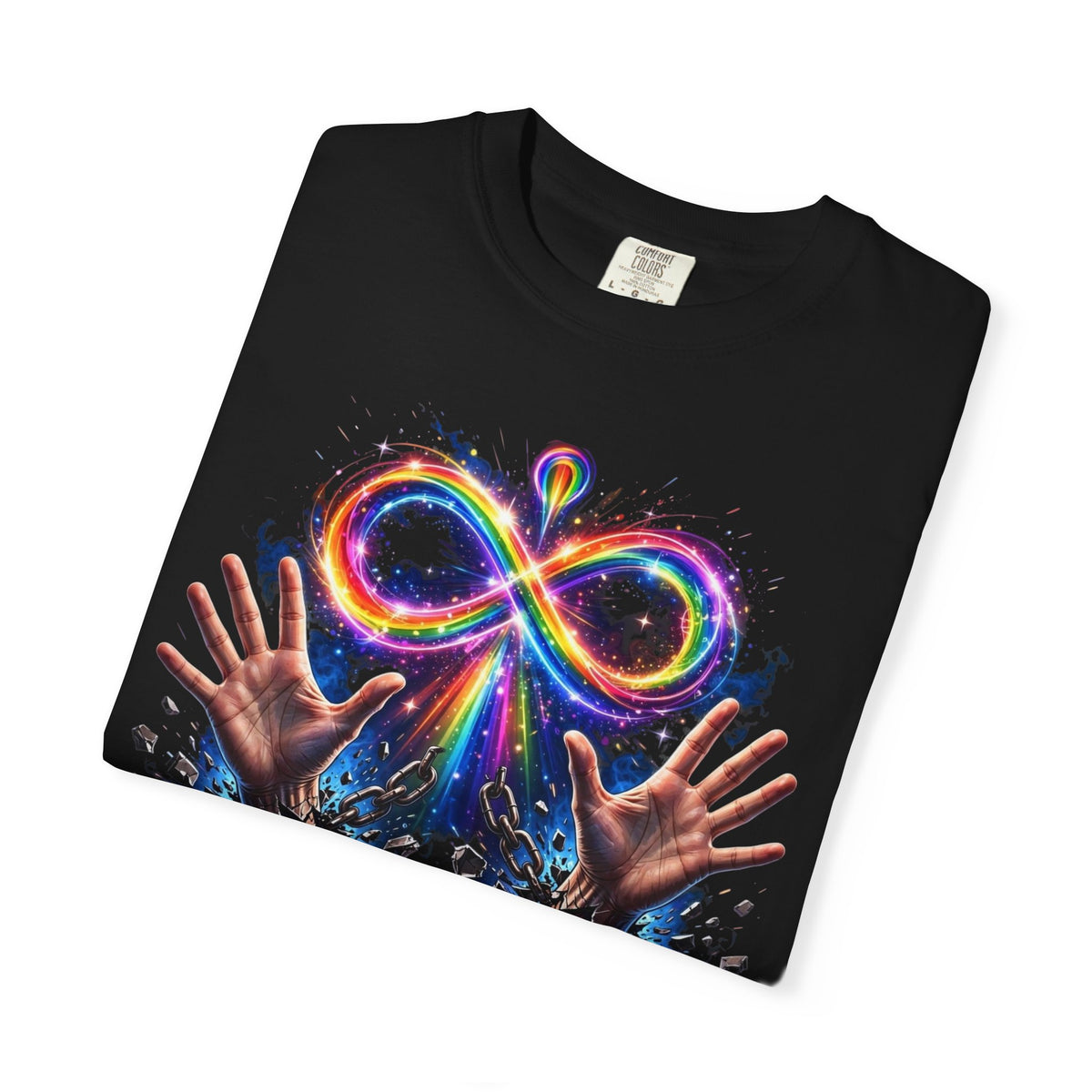 Different Not Less – Autism Acceptance T-Shirt with Psalm 139:14 Verse Back