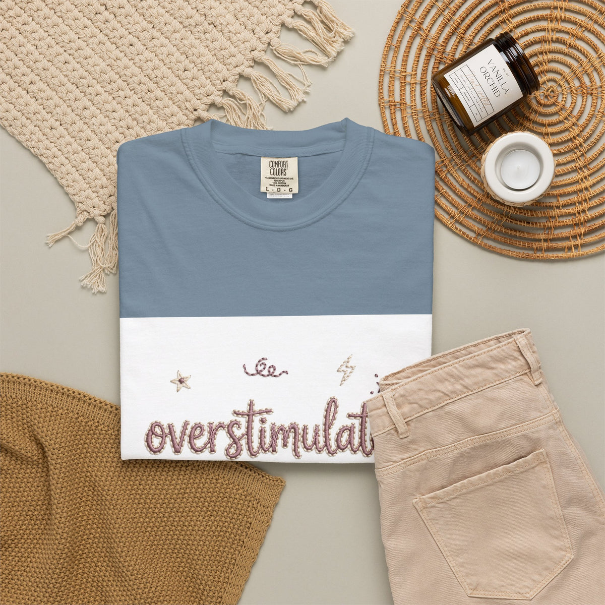 Overstimulated – Funny Anxiety T-Shirt