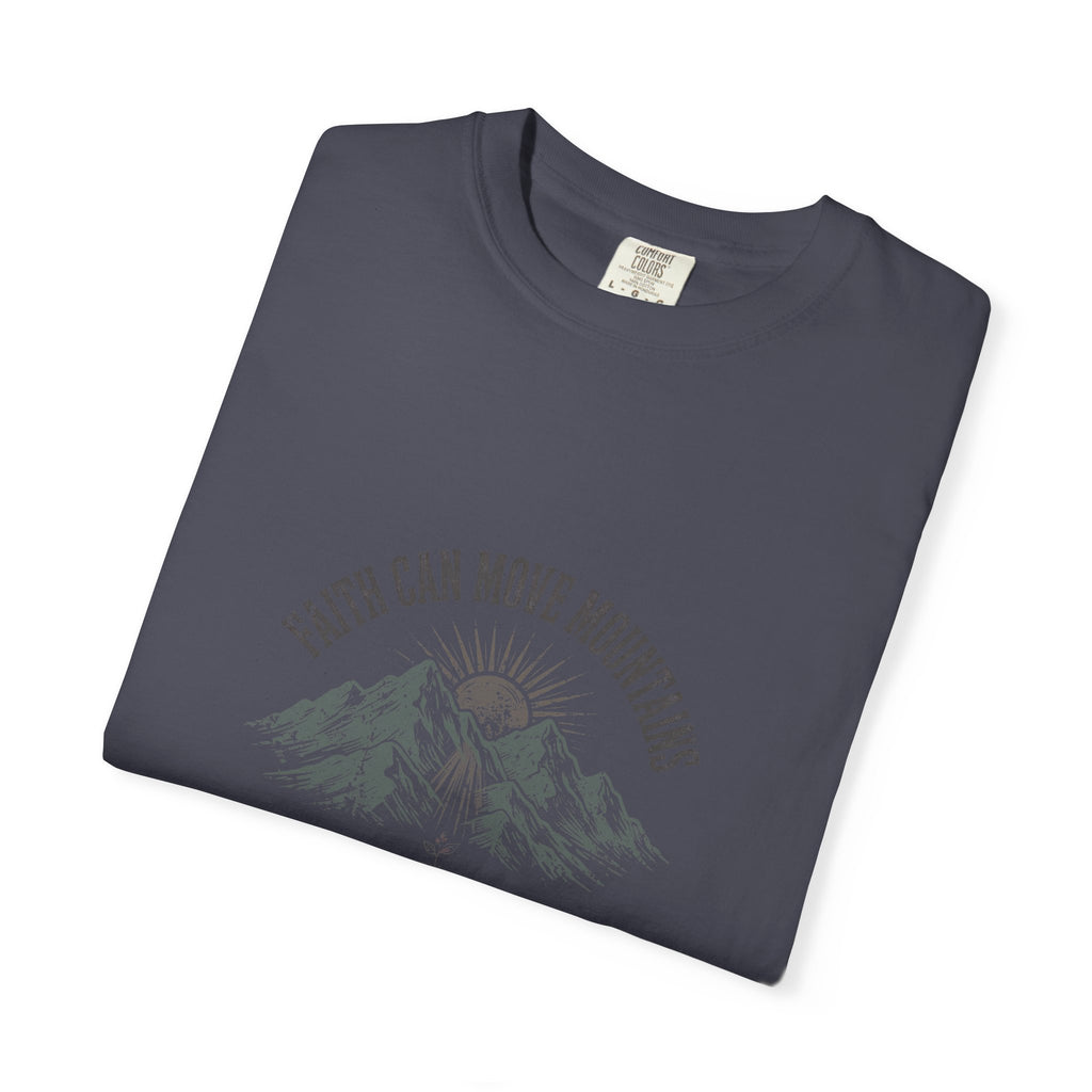Faith Can Move Mountains – Matthew 17:20 Christian T-Shirt