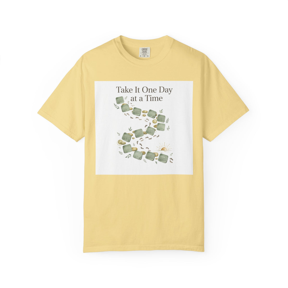 Take It One Day at a Time – Mental Health T-Shirt