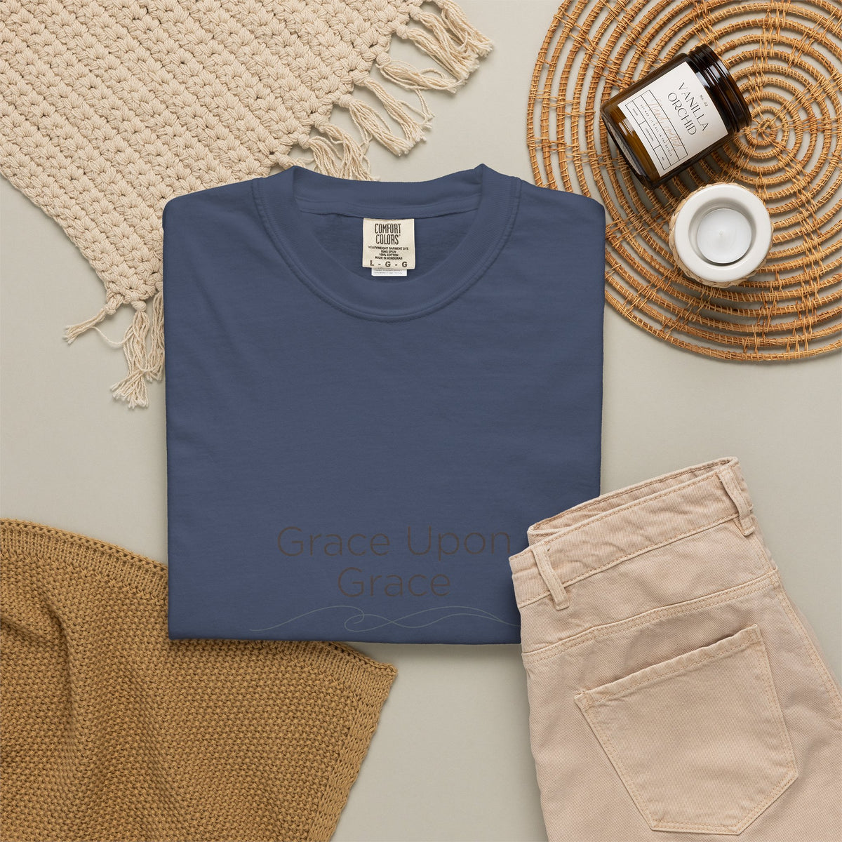 Grace Upon Grace — John 1:16 – Christian T-Shirt