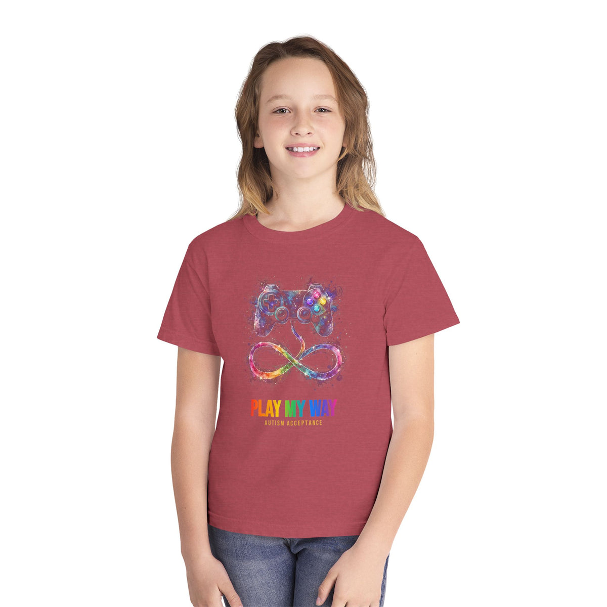 Play My Way – Autism Acceptance Kids' T-Shirt