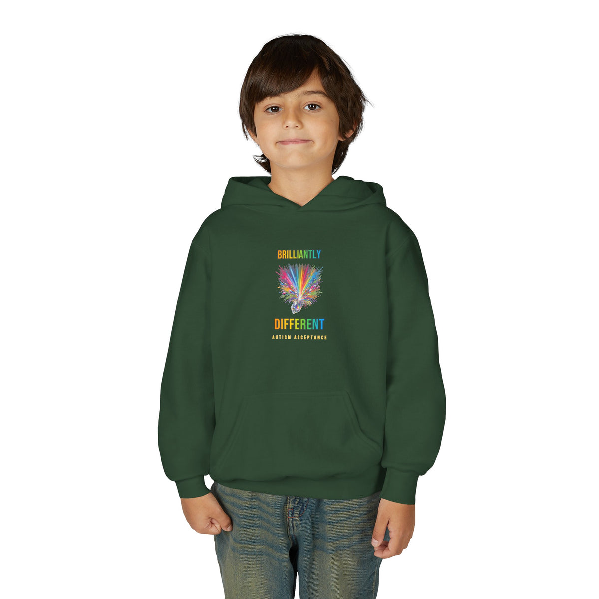 Brilliantly Different – Autism Acceptance Kids' Hoodie