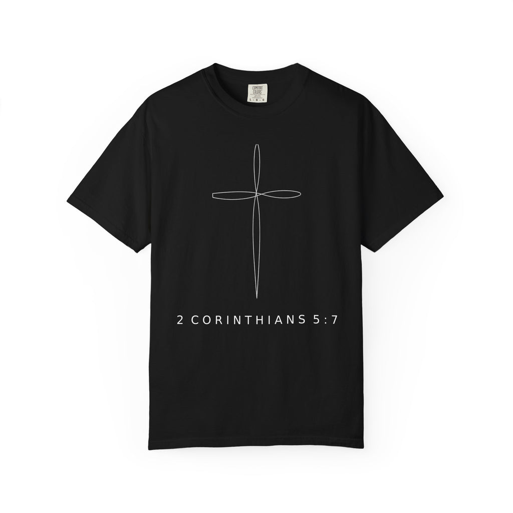 Walk By Faith – Minimalist Cross T-Shirt