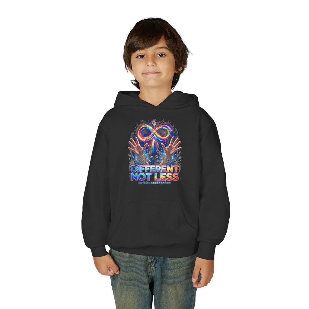 Different Not Less – Autism Acceptance Kids' Hoodie