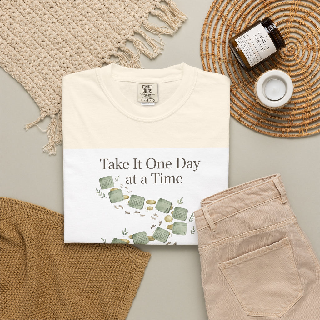 Take It One Day at a Time – Mental Health T-Shirt