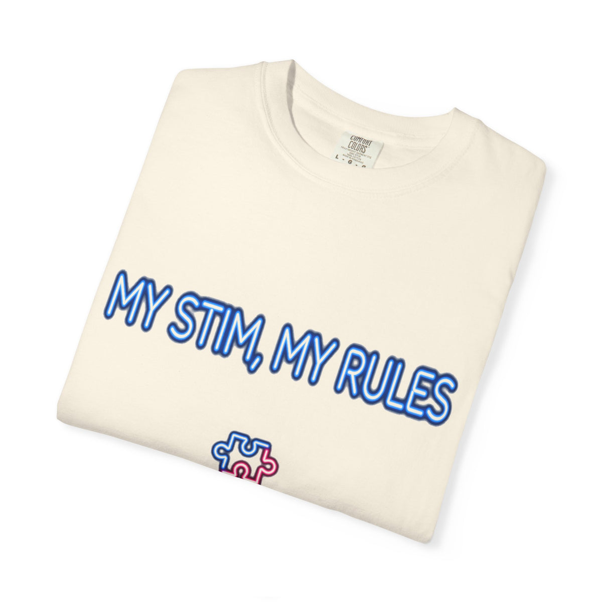 My Stim My Rules Neon – Autism Awareness T-Shirt