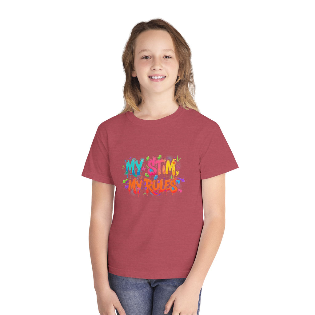 My Stim, My Rules – Autism Awareness Kids T-Shirt