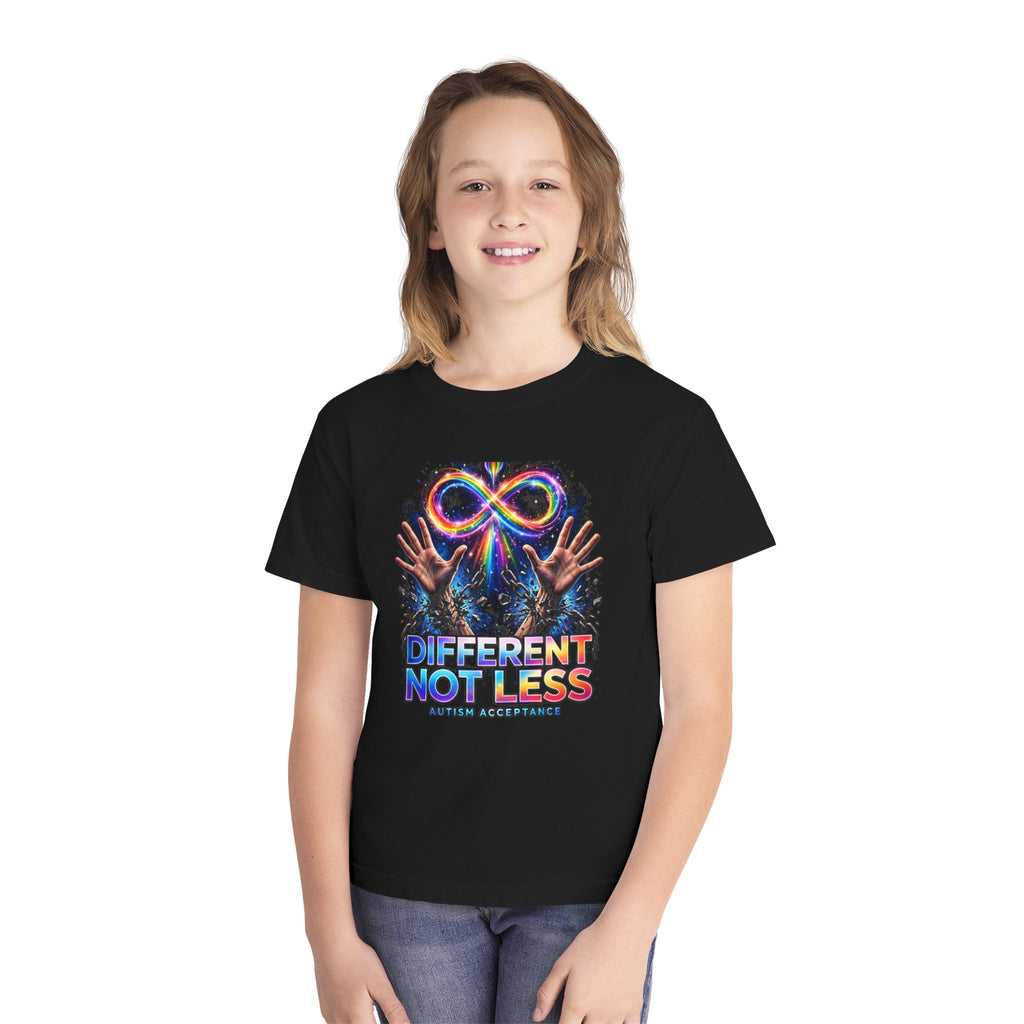 Different Not Less – Autism Acceptance Kids’ T-Shirt