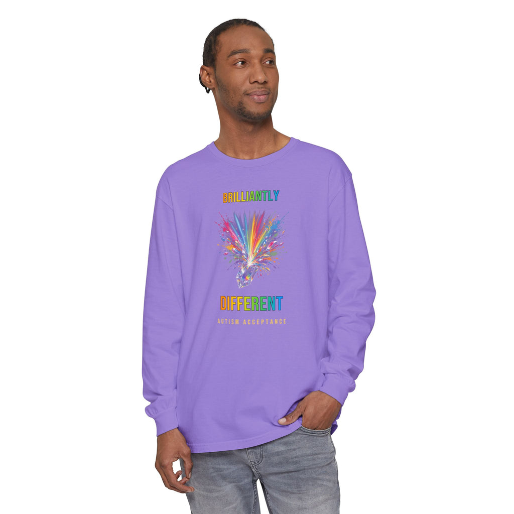 Brilliantly Different – Autism Acceptance Long Sleeve T-Shirt