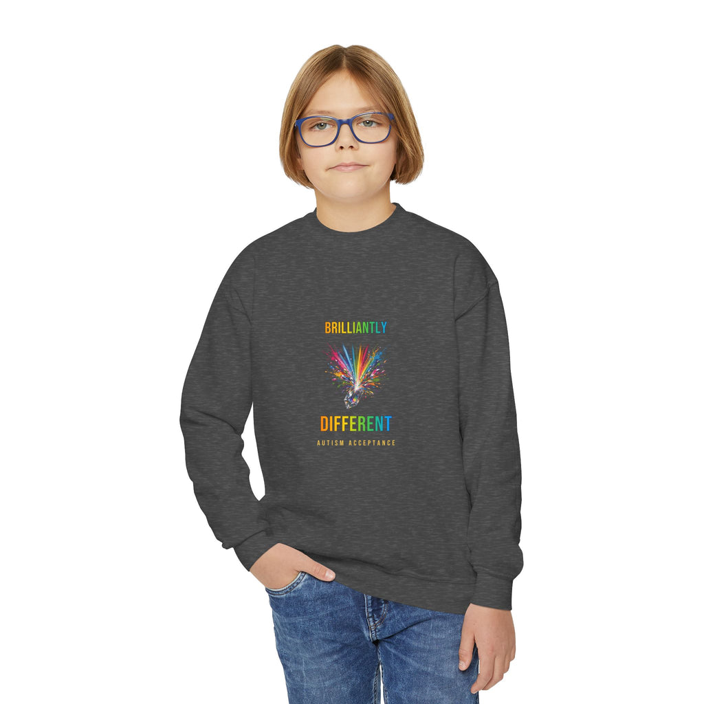 Brilliantly Different – Autism Acceptance Kids' Sweatshirt