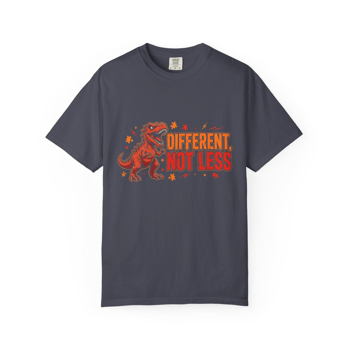Different Not Less T-Rex – Autism Awareness T-Shirt