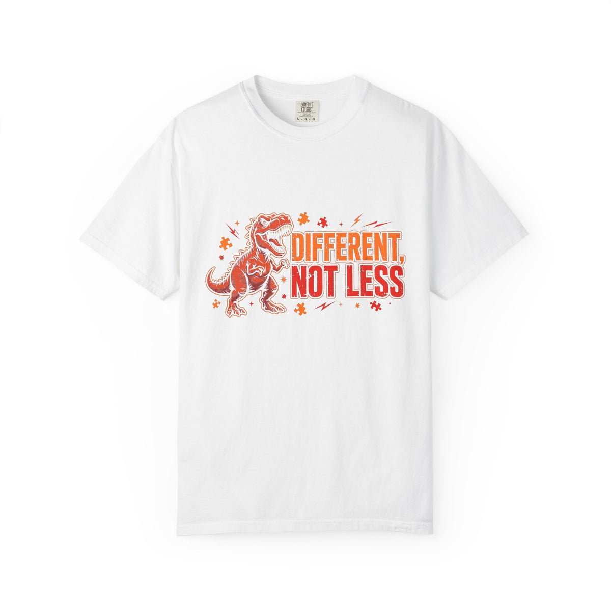 Different Not Less T-Rex – Autism Awareness T-Shirt