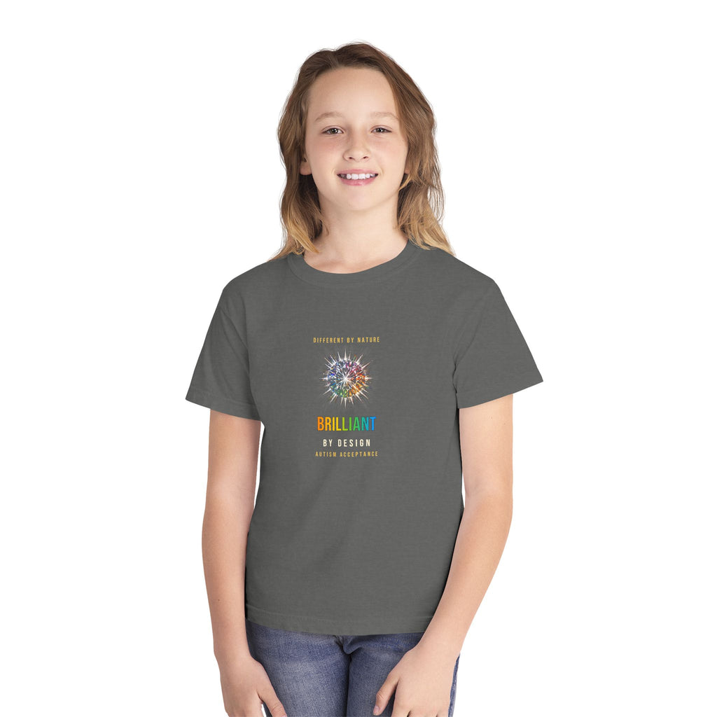 Brilliant By Design – Autism Acceptance Kids' T-Shirt
