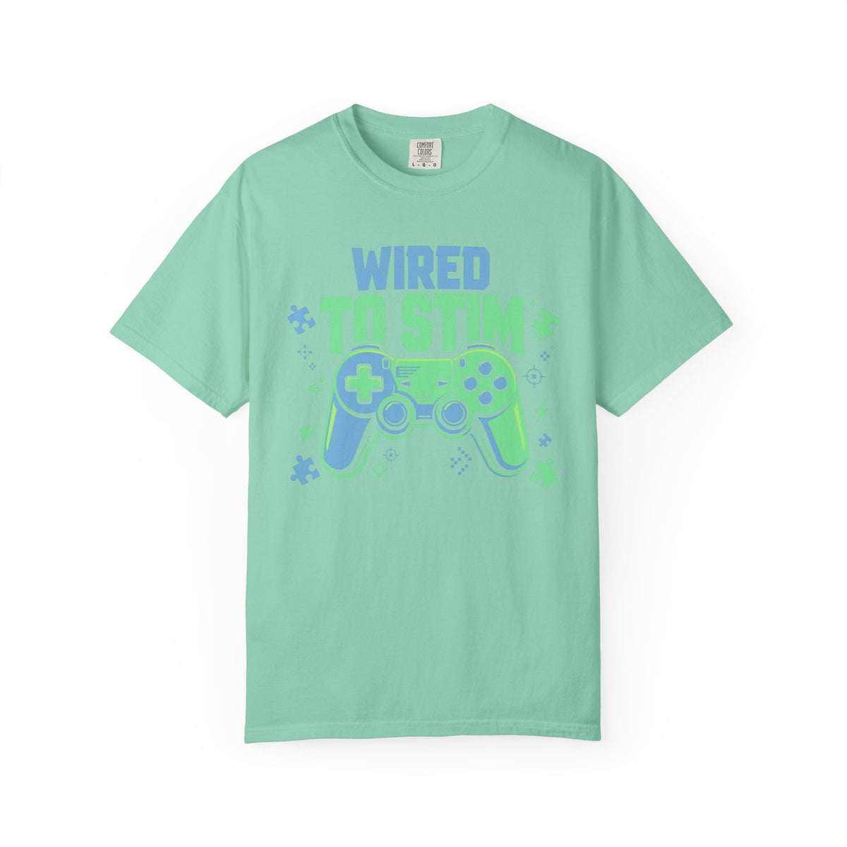 Wired to Stim Gamer – Autism Awareness T-Shirt