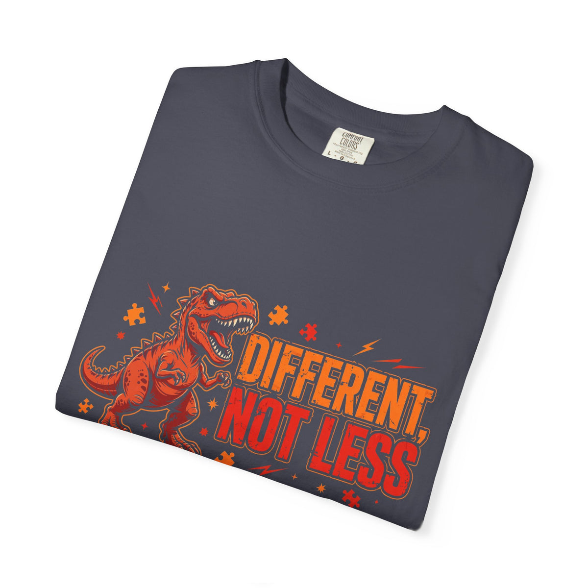 Different Not Less T-Rex – Autism Awareness T-Shirt