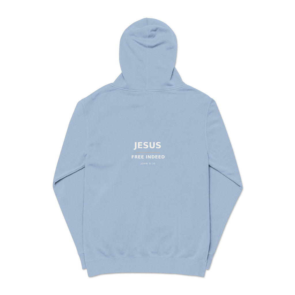 Jesus Free Indeed Christian Faith Hoodie