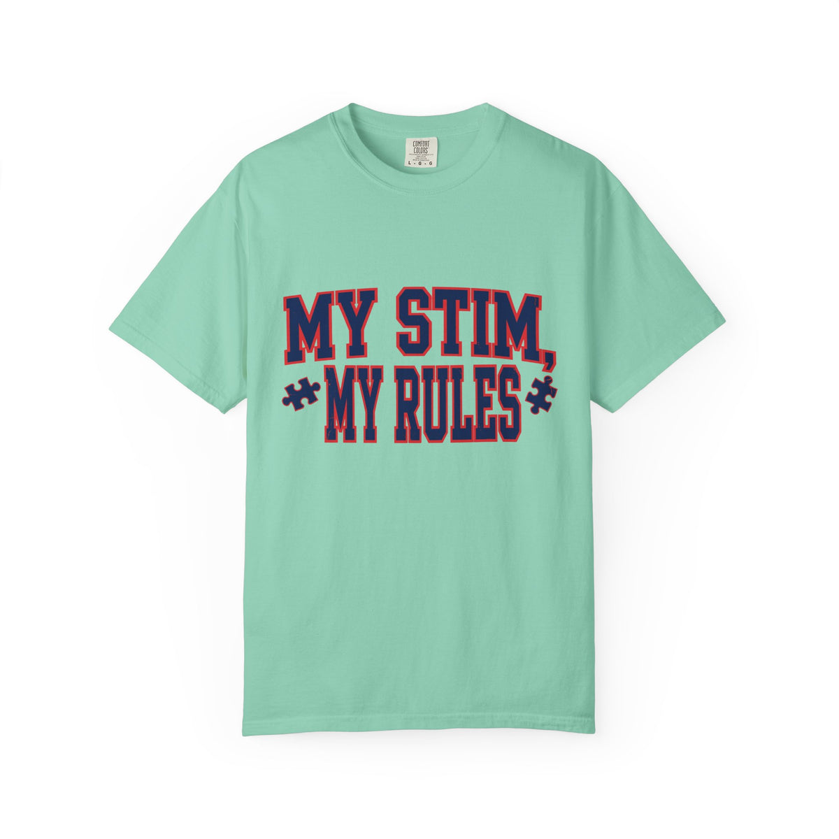 My Stim My Rules Varsity – Autism Awareness T-Shirt