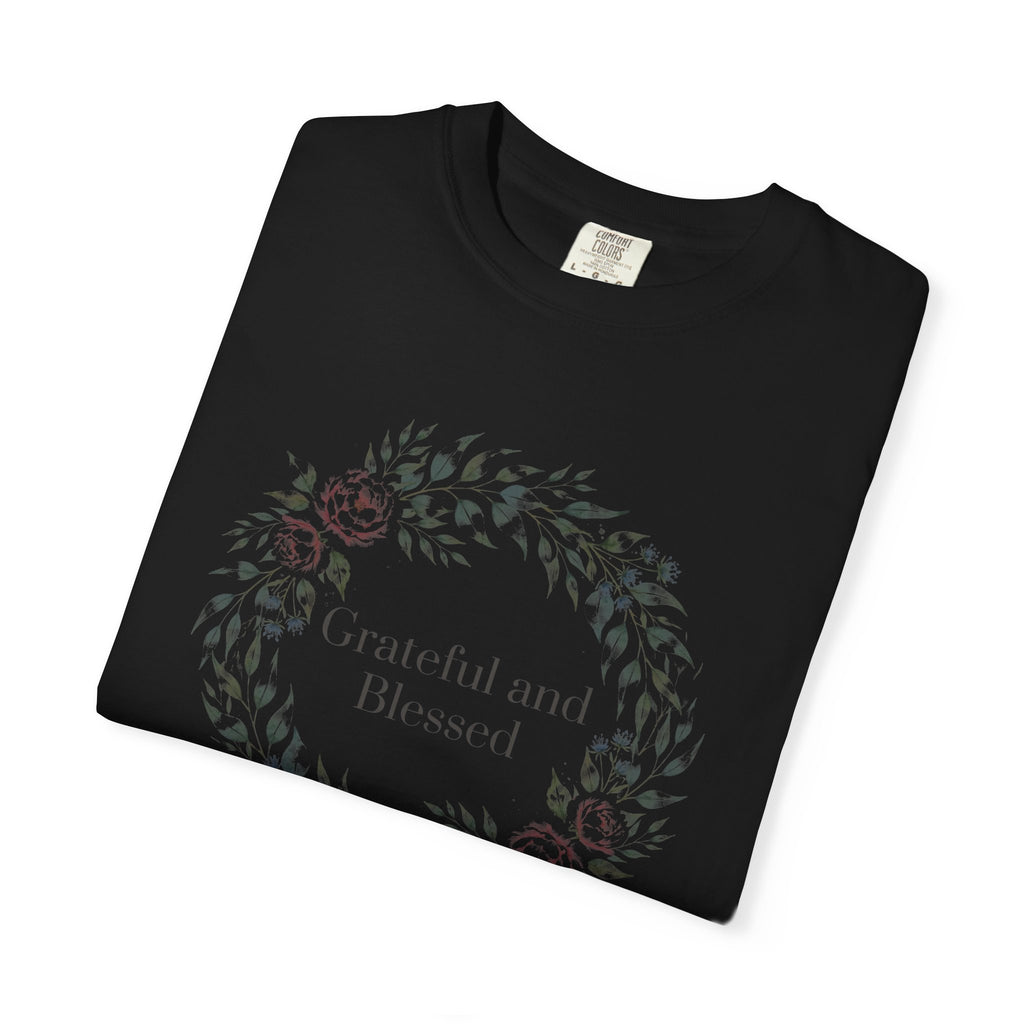 Grateful and Blessed – Christian T-Shirt