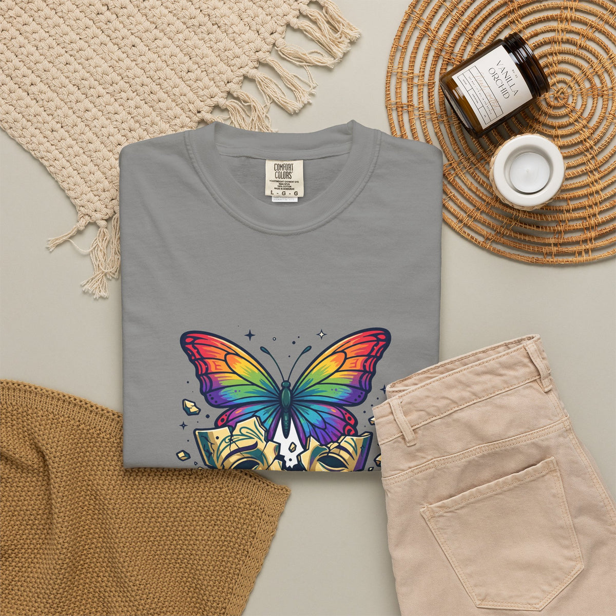 Unmask & Unwind Butterfly T-Shirt