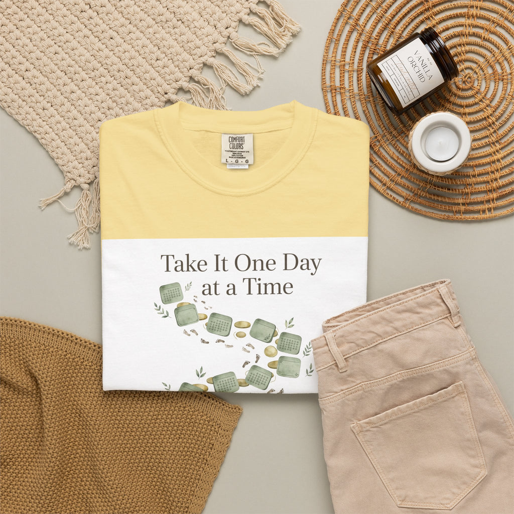 Take It One Day at a Time – Mental Health T-Shirt