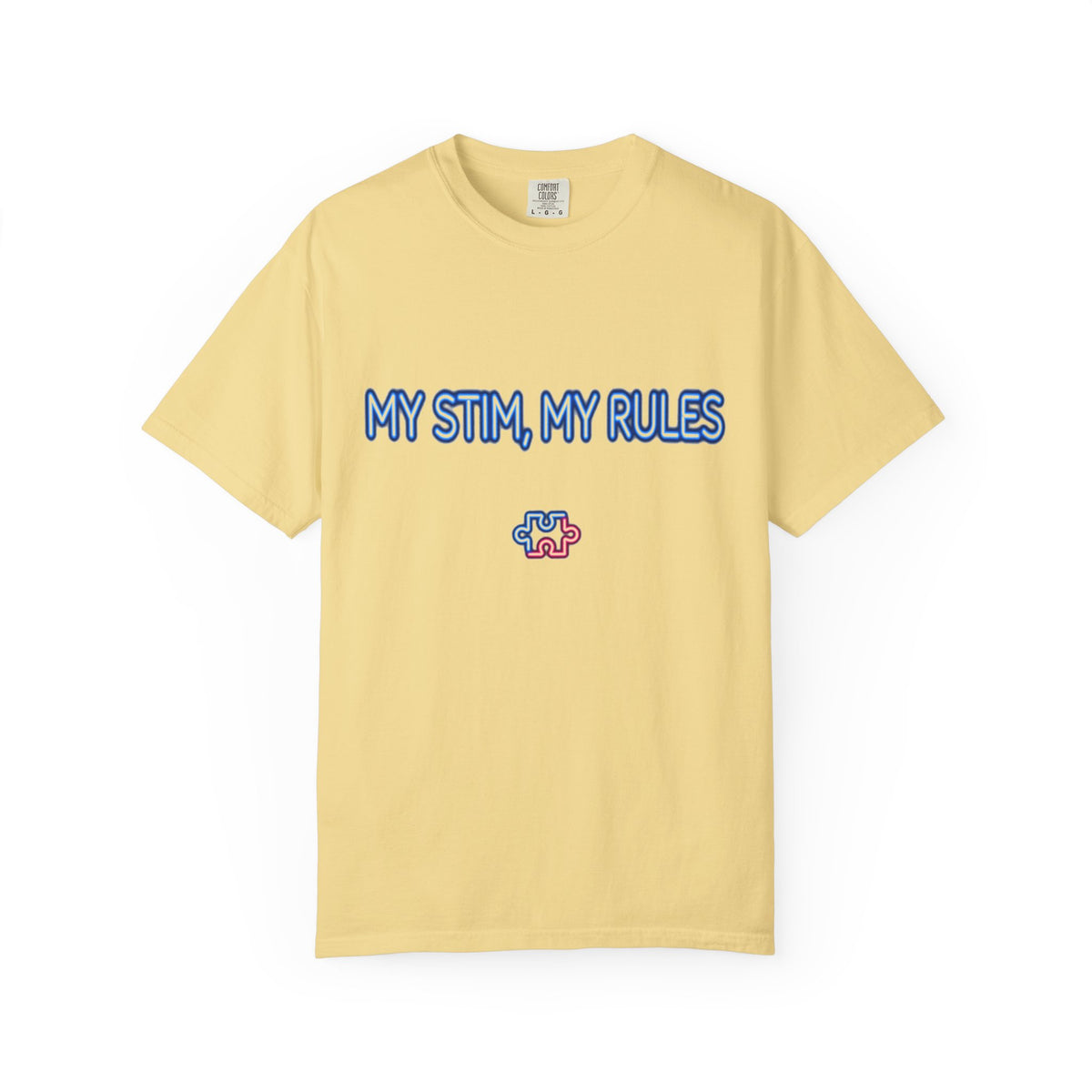 My Stim My Rules Neon – Autism Awareness T-Shirt