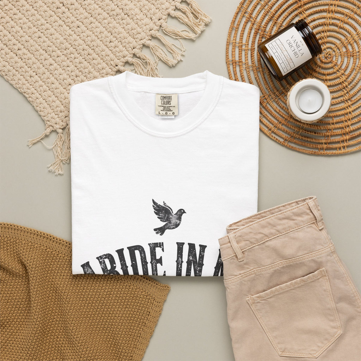 Abide in Me – John 15:4 Christian T-Shirt