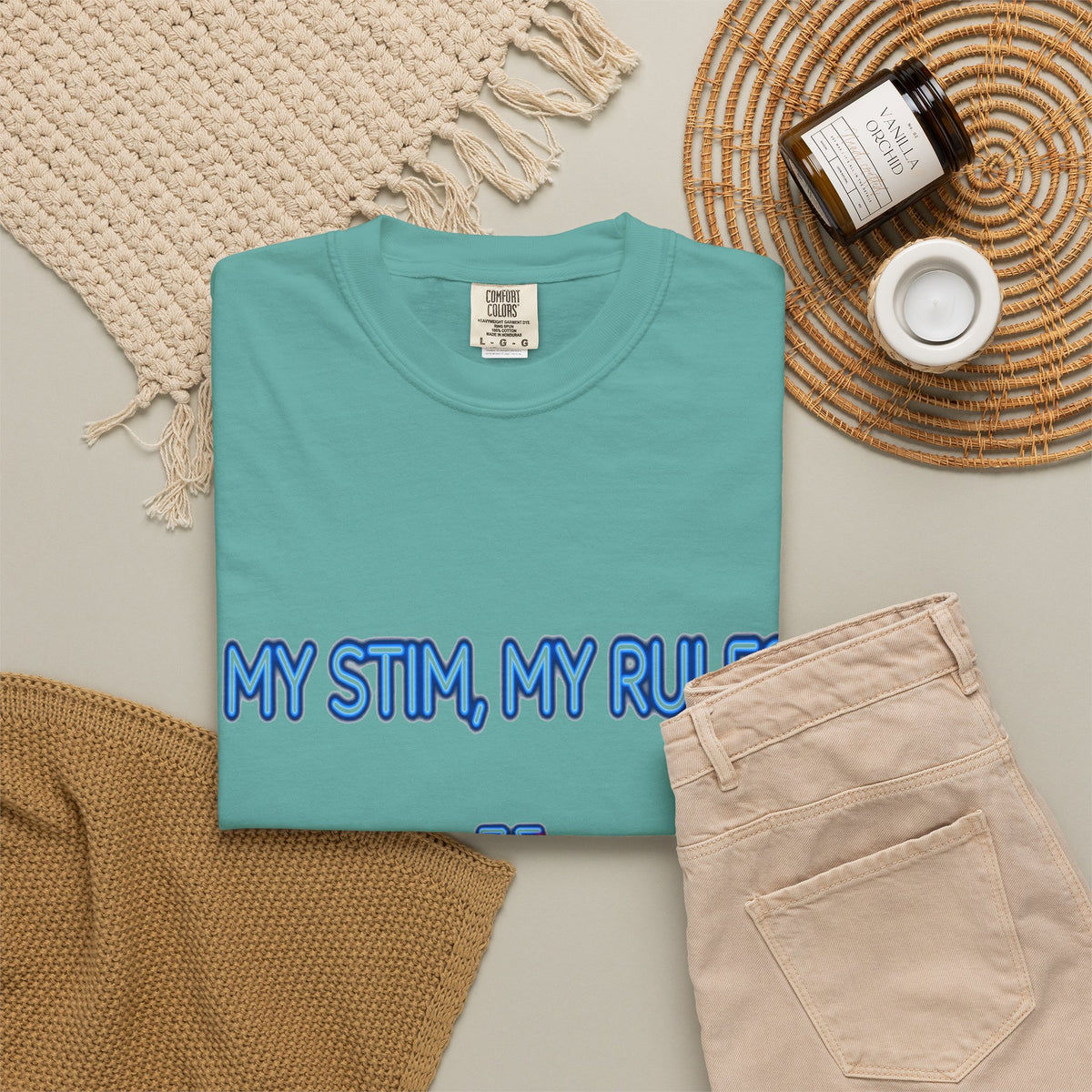 My Stim My Rules Neon – Autism Awareness T-Shirt