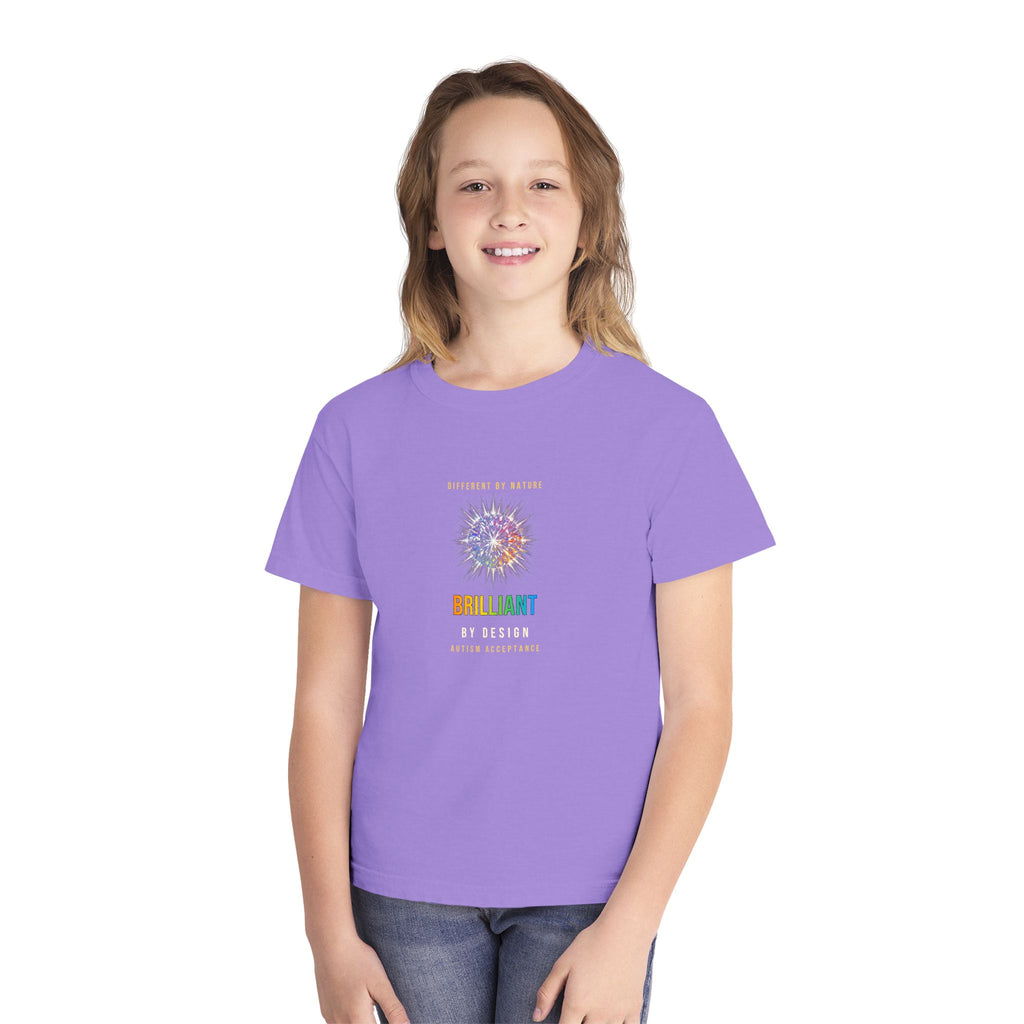 Brilliant By Design – Autism Acceptance Kids' T-Shirt