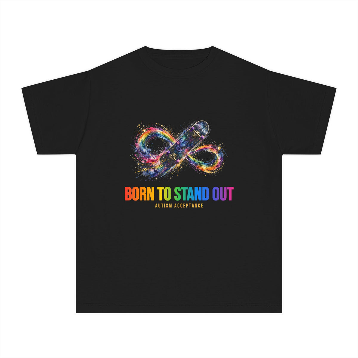 Born To Stand Out – Autism Acceptance Kids' T-Shirt