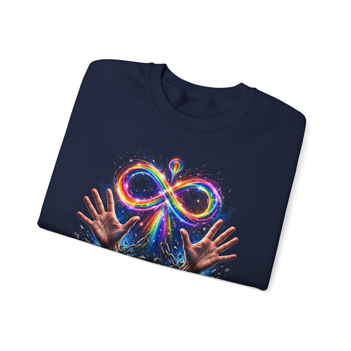 Different Not Less – Autism Acceptance Crewneck Sweatshirt