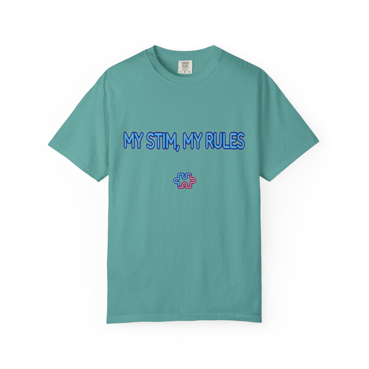 My Stim My Rules Neon – Autism Awareness T-Shirt