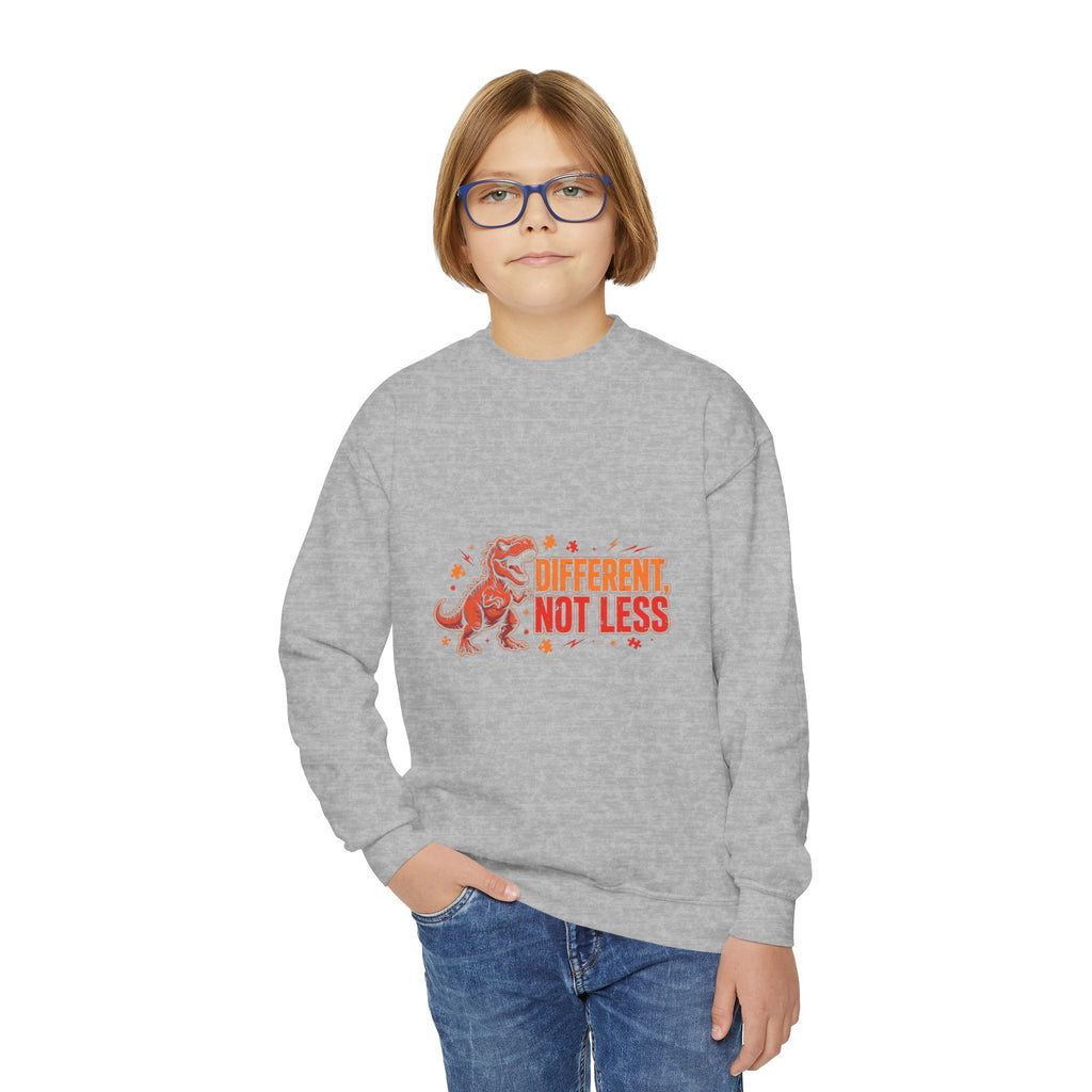 Different Not Less T-Rex – Kids' Sweatshirt