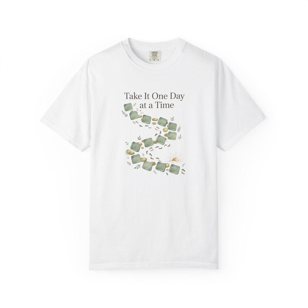 Take It One Day at a Time – Mental Health T-Shirt