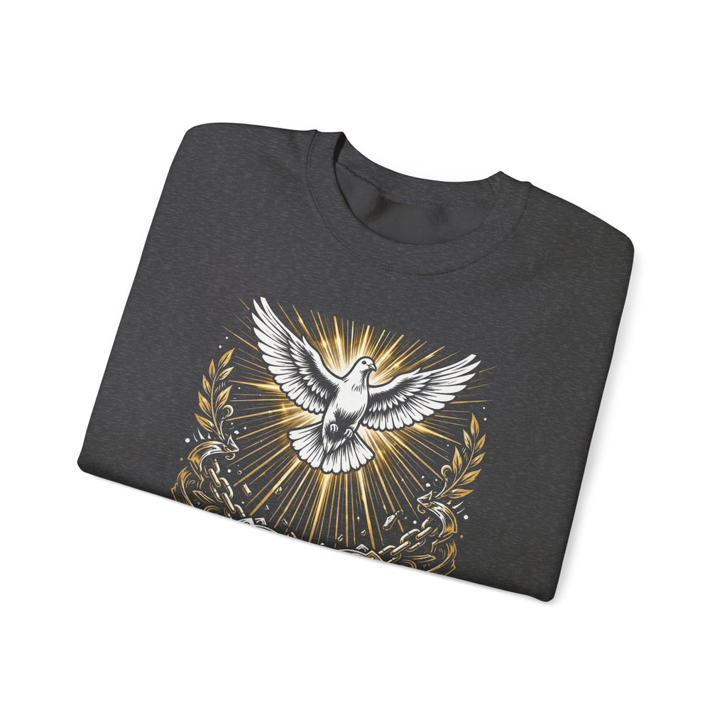 Sober & Free – Recovery Crewneck Sweatshirt