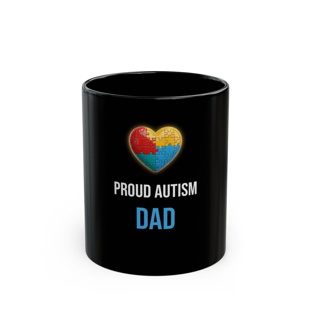 Proud Autism Dad — Black Mug