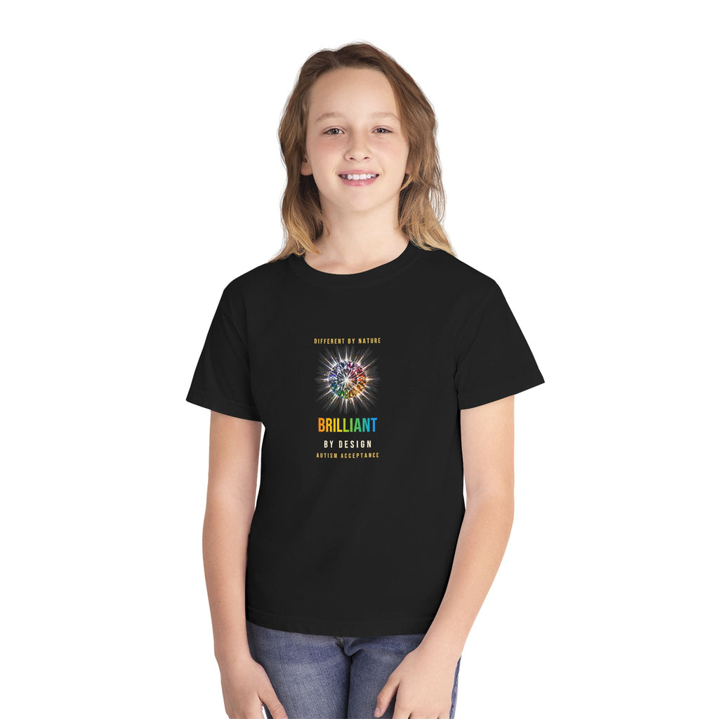 Brilliant By Design – Autism Acceptance Kids' T-Shirt