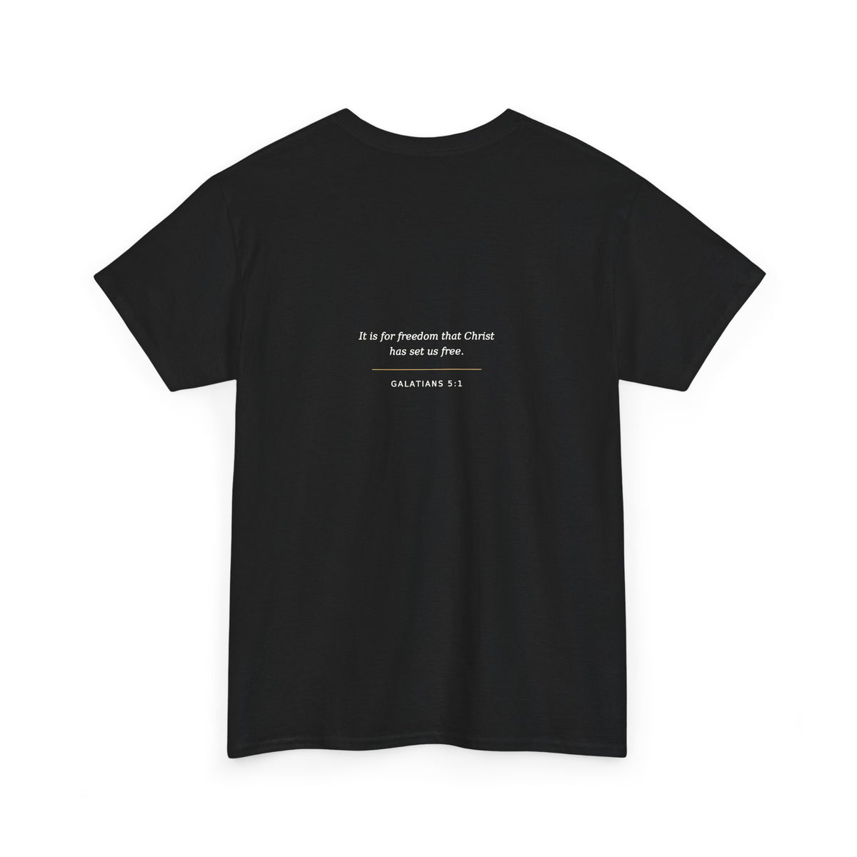 Chain Breaker Christian Graphic T-Shirt – Galatians 5:1 Bible Verse
