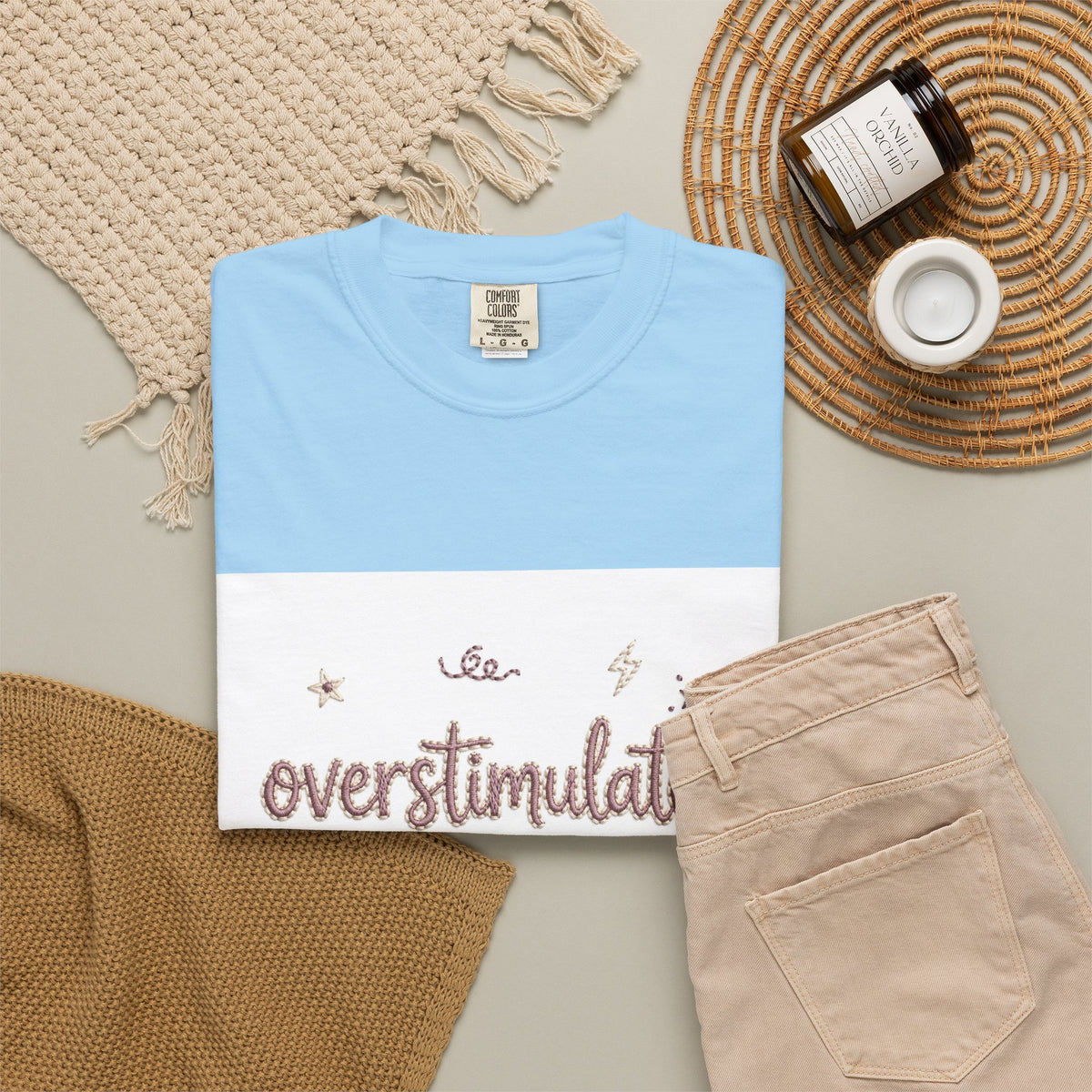 Overstimulated – Funny Anxiety T-Shirt