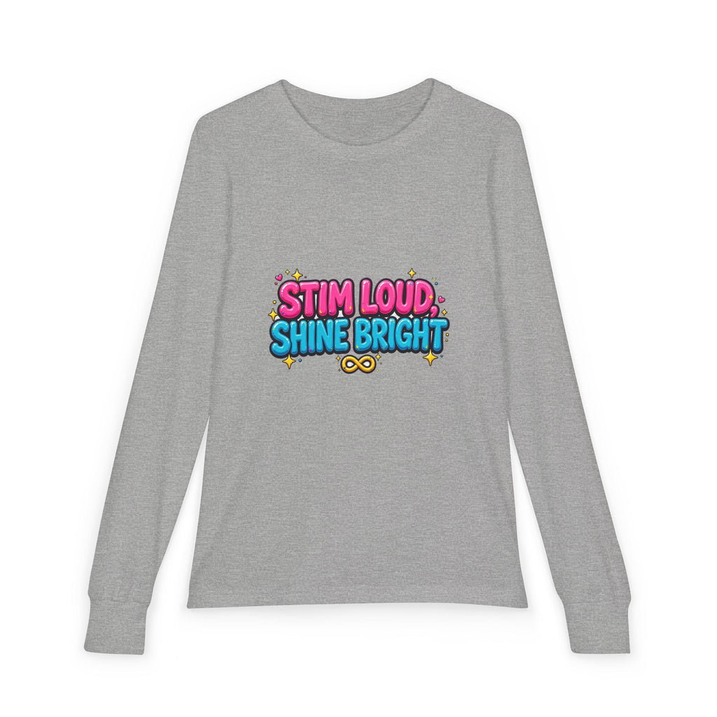 Stim Loud Shine Bright Kids' Long Sleeve T-Shirt