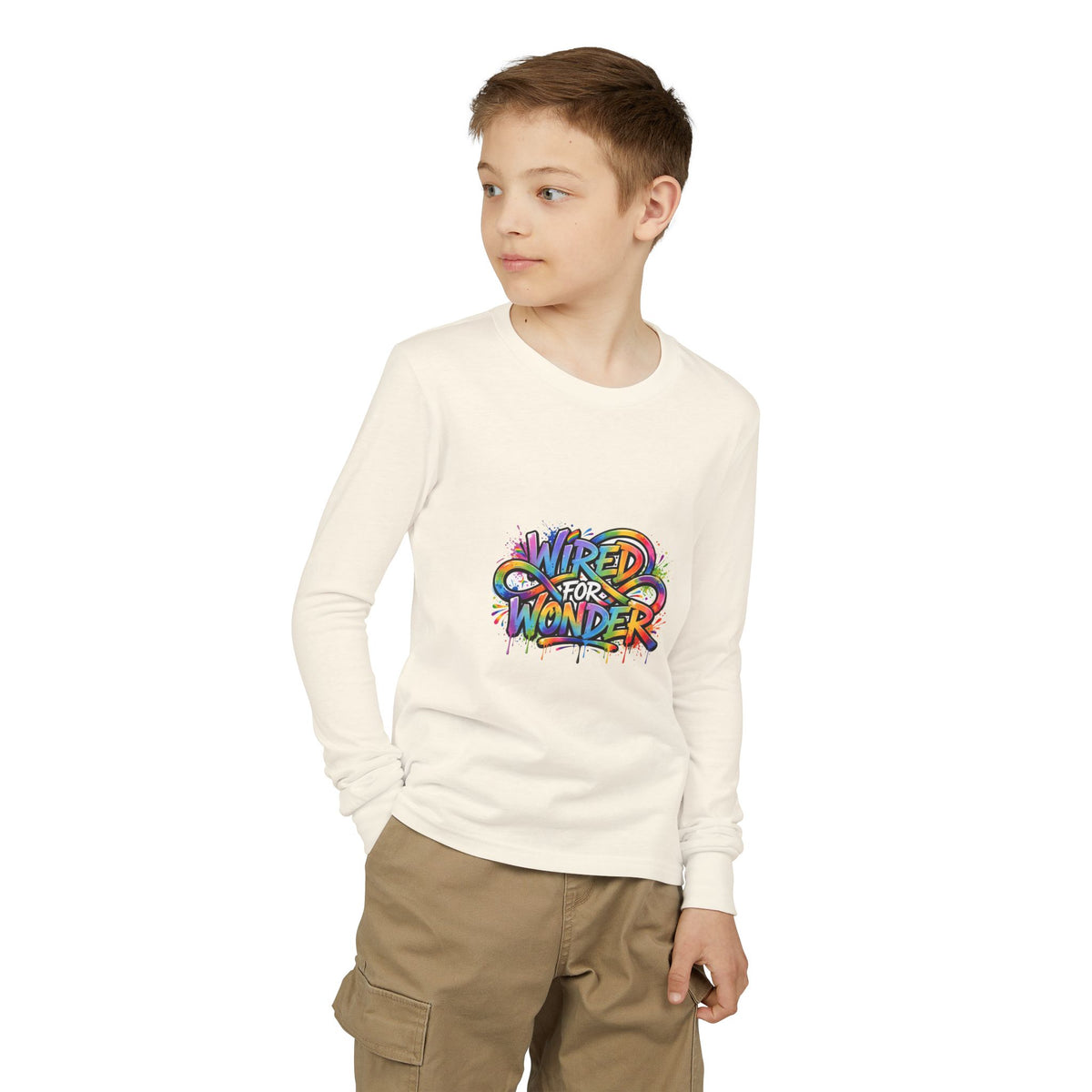 Wired for Wonder Kids' Long Sleeve T-Shirt