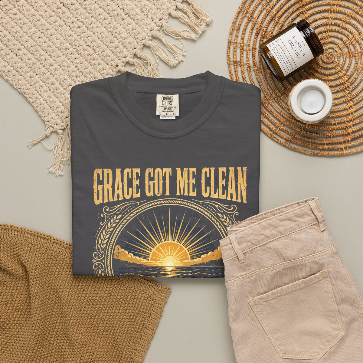 Grace Got Me Clean – Recovery T-Shirt