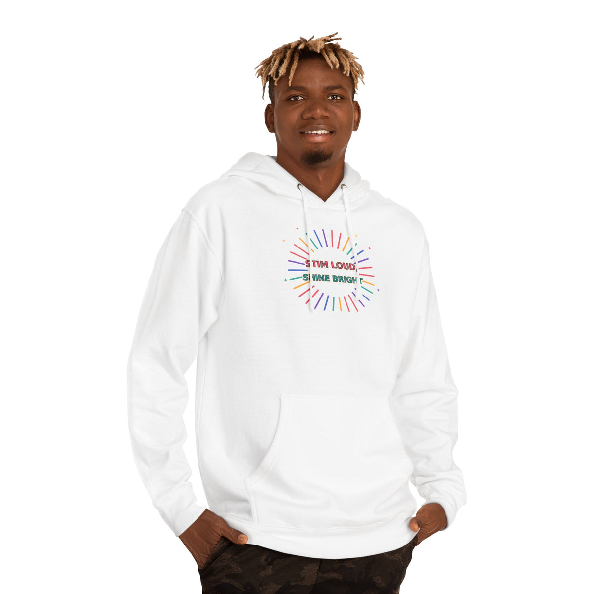 Stay Loud, Shine Bright Inspirational Hoodie