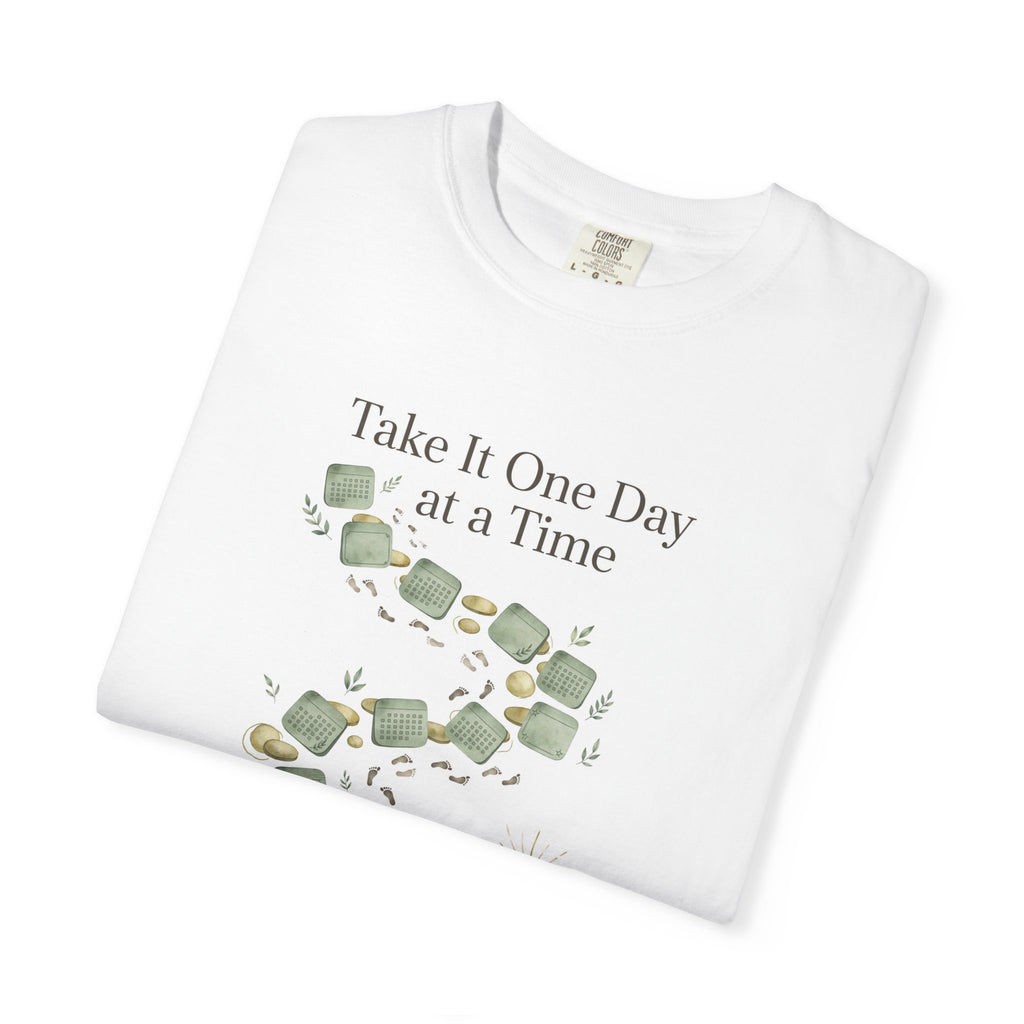 Take It One Day at a Time – Mental Health T-Shirt