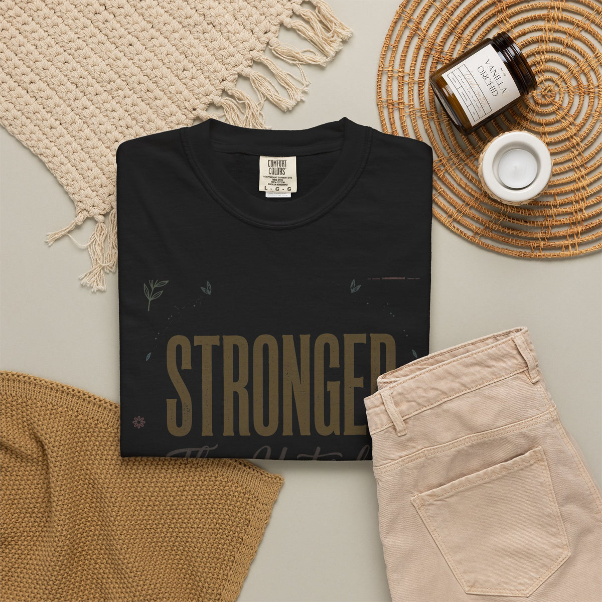 Stronger Than Yesterday – Mental Health T-Shirt