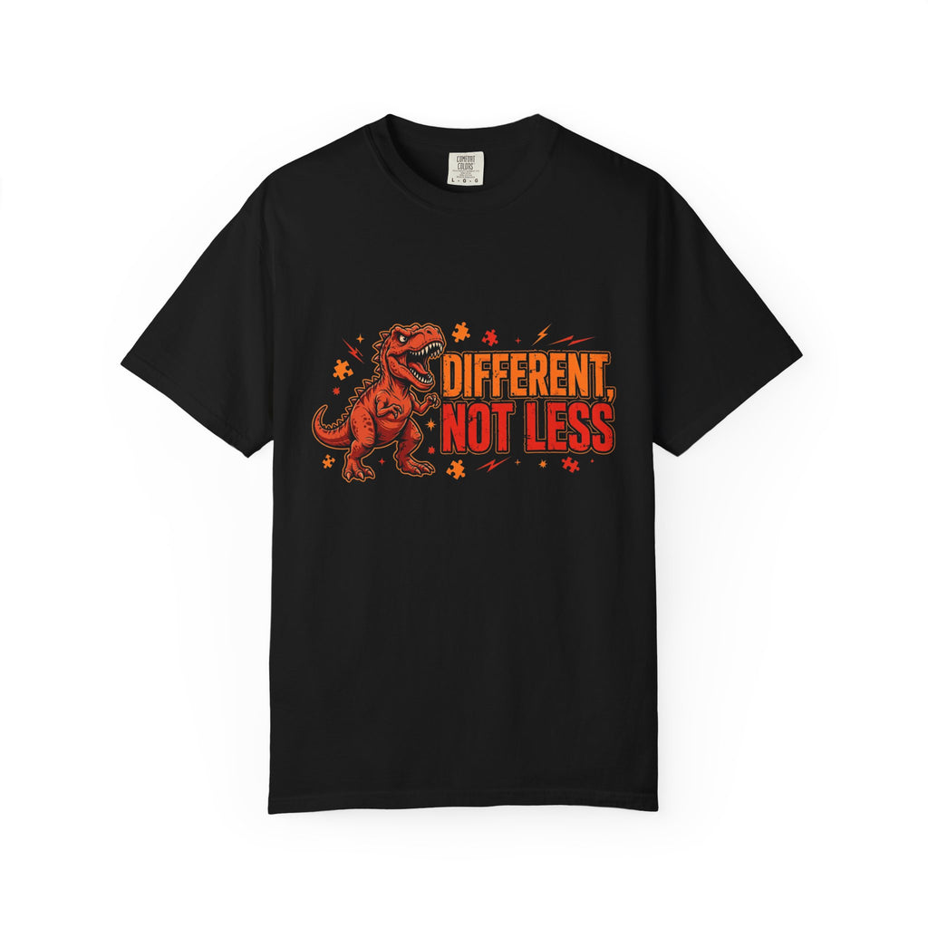 Different Not Less T-Rex – Autism Awareness T-Shirt
