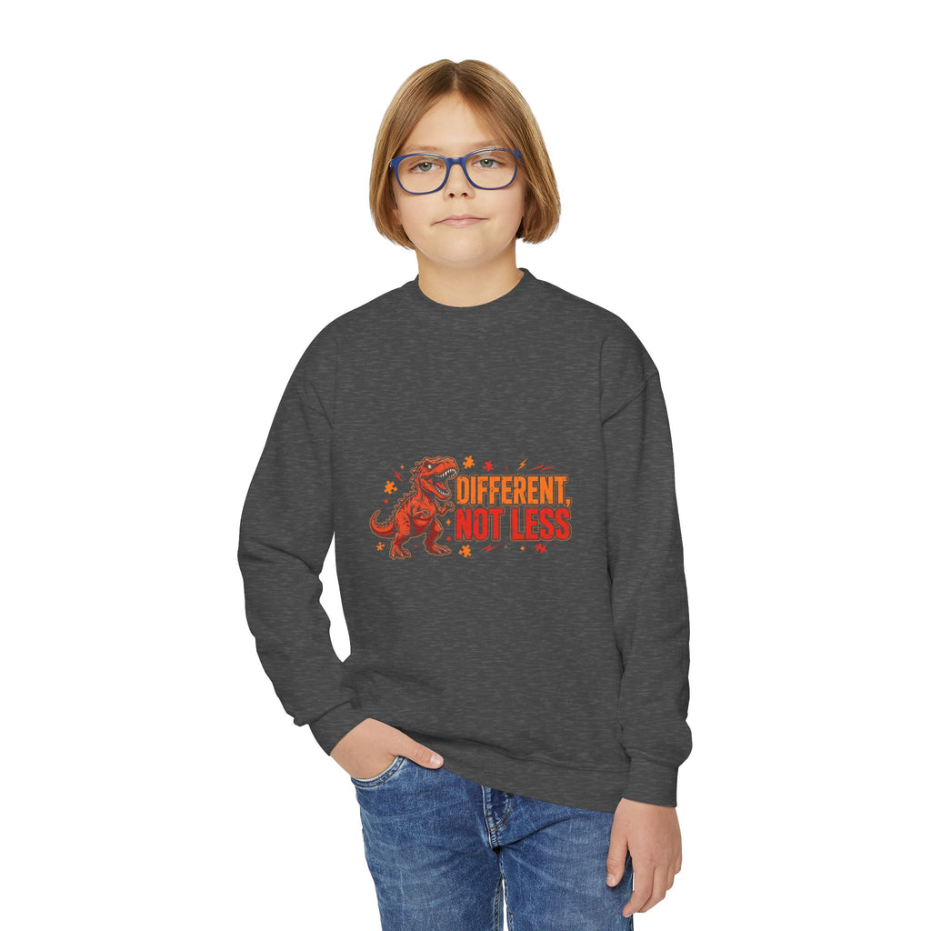 Different Not Less T-Rex – Kids' Sweatshirt