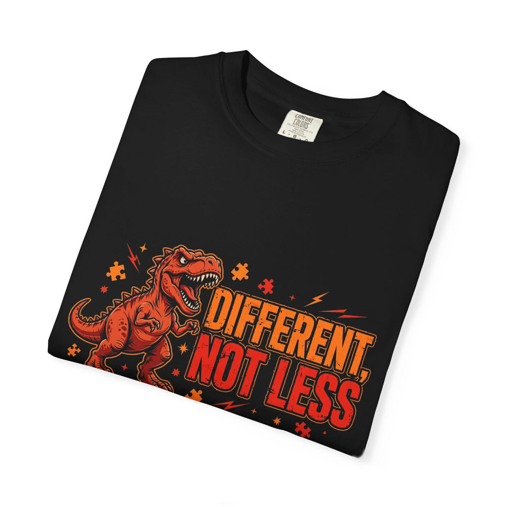 Different Not Less T-Rex – Autism Awareness T-Shirt
