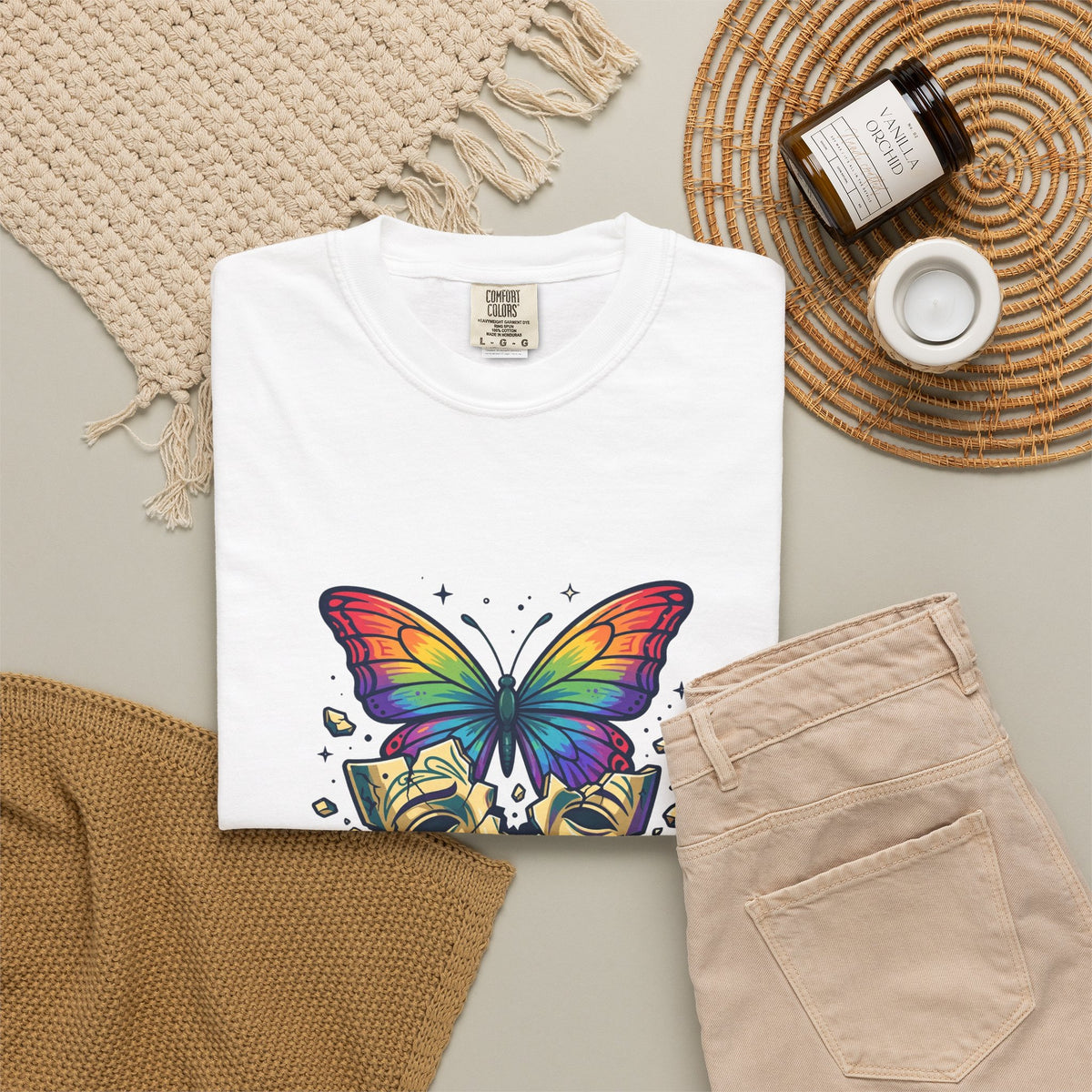 Unmask & Unwind Butterfly T-Shirt