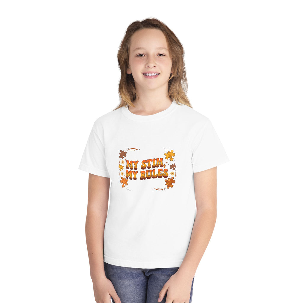 My Stim My Rules Retro – Autism Awareness Kids T-Shirt